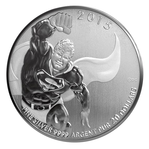 Супермен, 20 долларов, Канада, 2015 год фото 1