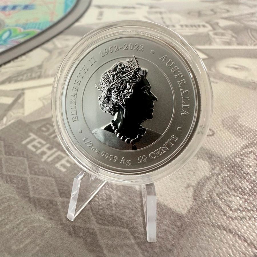 Год дракона - Австралия, 50 центов, 1/2 унции, 2024 год фото 4