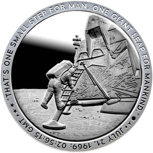 Аполлон 11 - Один маленький шаг | серебро 2019 год | раунд фото 1