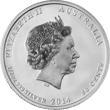 Битва в Коралловом море - Австралия, 50 центов, 2014 год фото 2