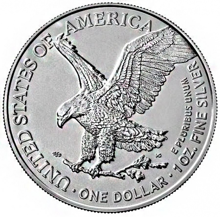 Шагающая Свобода (Американский орел) - новый дизайн 2021 фото 2