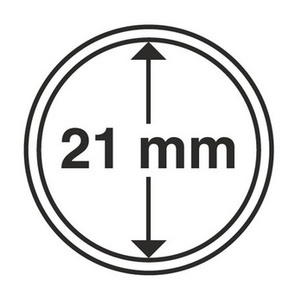 Капсула для монет диаметром 21 мм - Leuchtturm фото 1