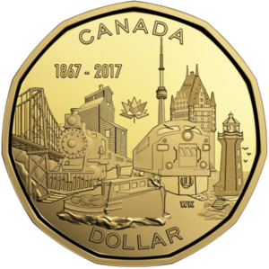 150 лет Конфедерации - 1 доллар 2017 год, Канада фото 1