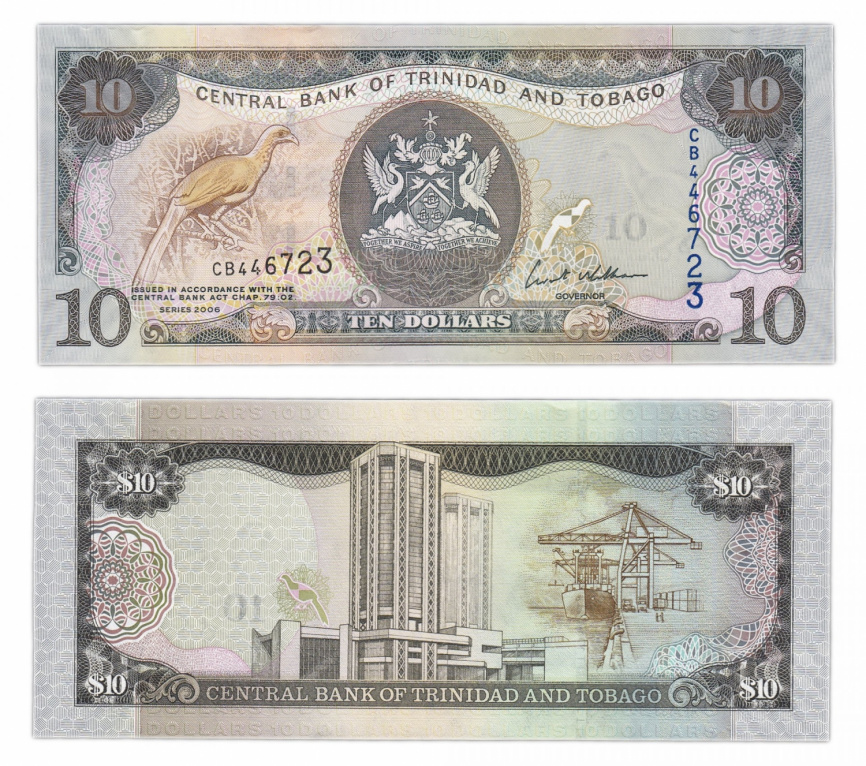 Тринидад и Табаго 10 долларов 2006 год фото 1