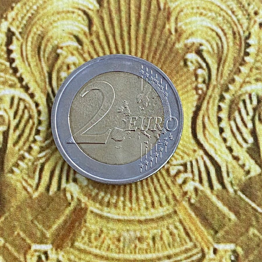 2 евро Испания 2017 - Церковь Санта-Мария-дель-Наранко фото 4