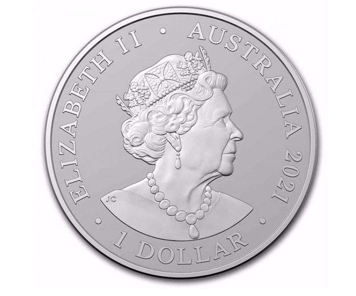 Гепард - Австралия | 1 доллар | 2021 год фото 2