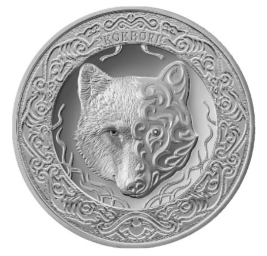 Инвестиционная KOKBORI (Кокбори) 2oz UNC - 2 тенге 2024 год фото 1