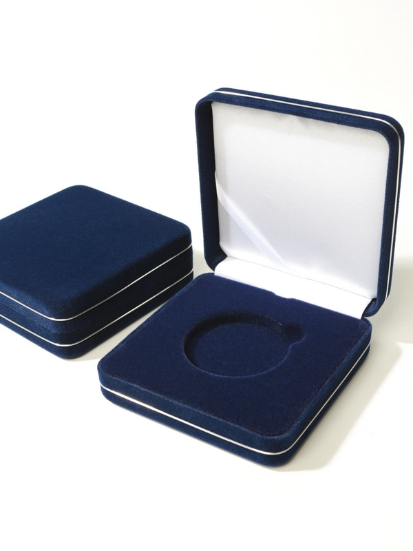 Футляр замшевый для 1 монеты 46 мм (с ободком) фото 1