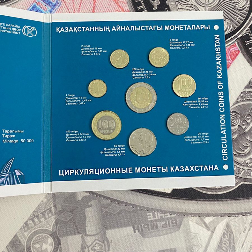 Официальный набор циркуляционных монет (30 лет независимости РК) фото 6