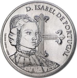 Королева Изабелла Португальская - Португалия | 5 евро | 2015 год фото 1