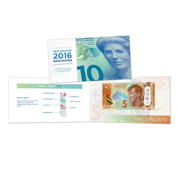 Набор банкнот Новая Зеландия 2016 год фото 1