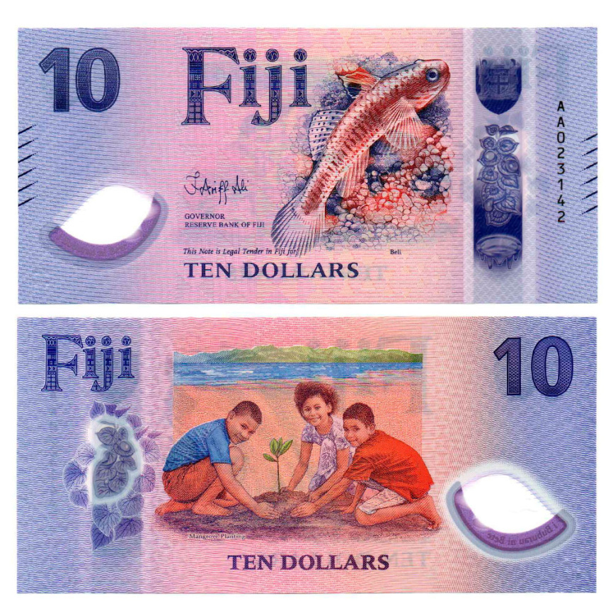 Фиджи 10 долларов 2026 год (полимер) фото 1