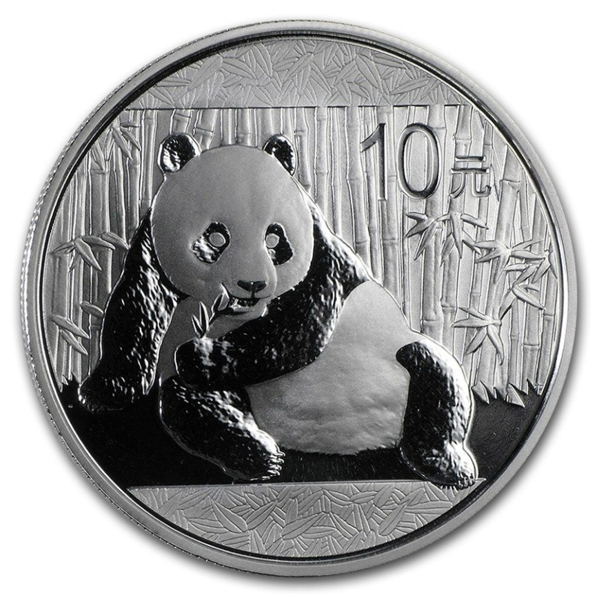 Панда - Китай, 10 юаней, 2015 год фото 1