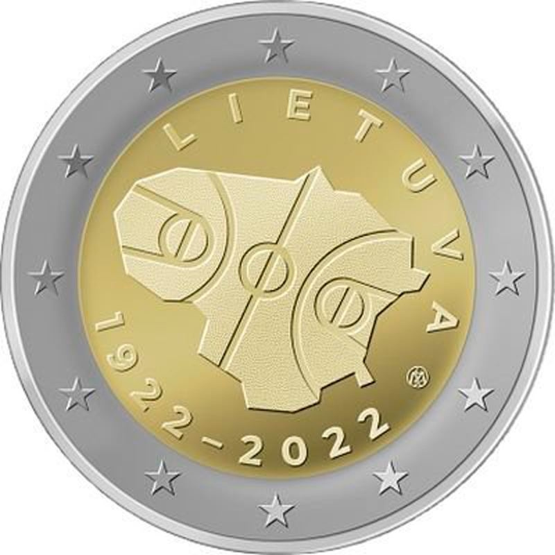 2 евро Литва 2022 - Баскетбол фото 1