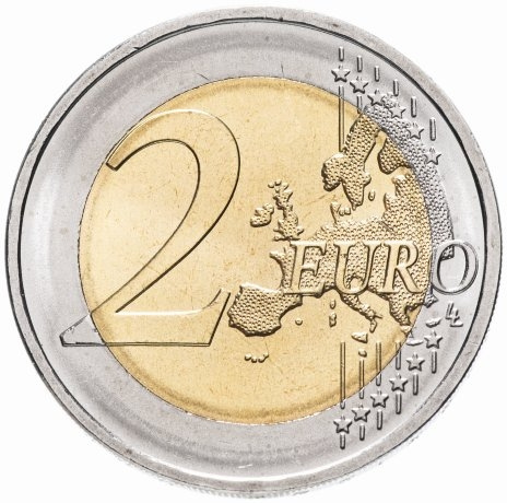 10 лет евро - 2 евро, Германия, 2012 год фото 2