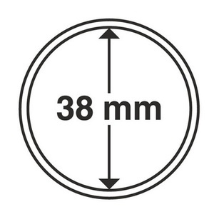 Капсула для монет диаметром 38 мм - Leuchtturm фото 1