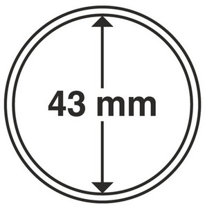 Капсула для монет диаметром 43 мм - Leuchtturm фото 1