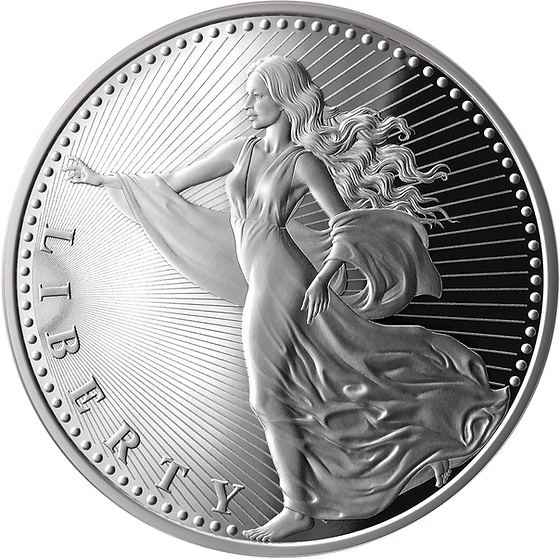 Свобода LIBERTY COIN - 1000 сатоши, серебро фото 1