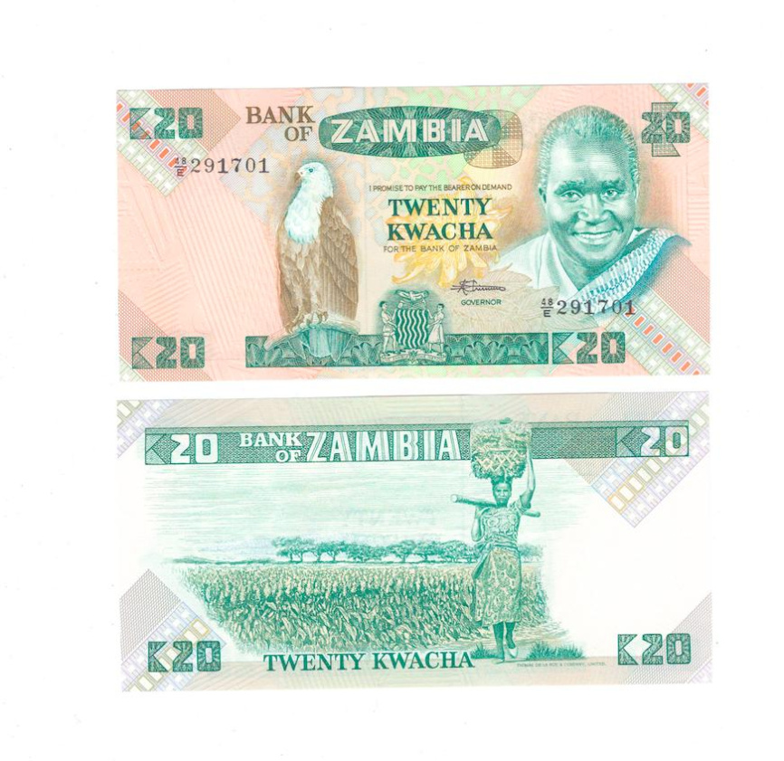 Замбия 20 квача 1980-1988 гг фото 1