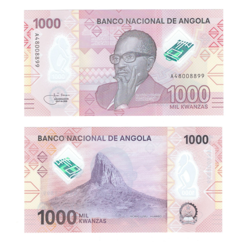 Ангола 1000 кванз 2020 год фото 1
