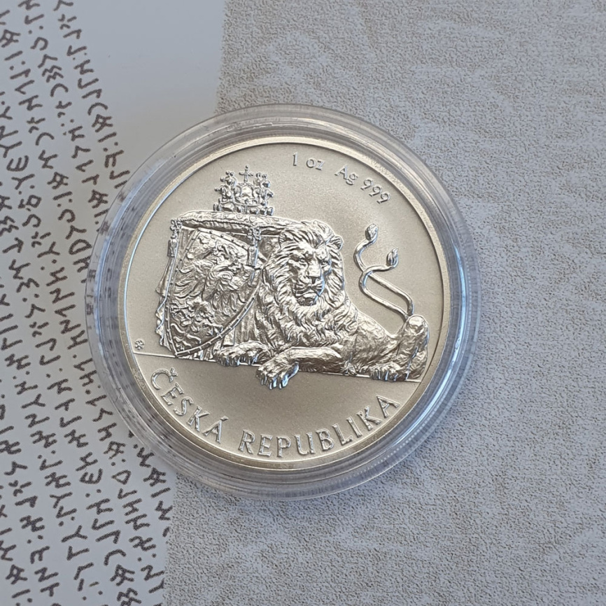 Чешский лев - Ниуэ, 2 доллара, 2019 год фото 3