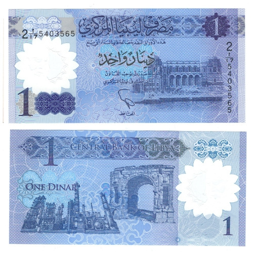 Ливия 1 динар 2019 год фото 1