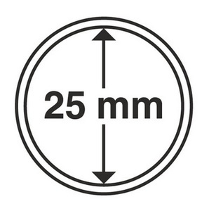 Капсула для монет диаметром 25 мм - Leuchtturm фото 1