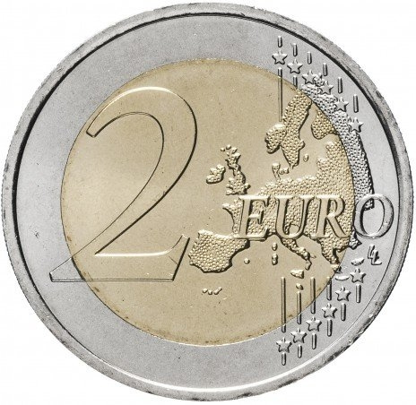 10 лет в ЕС - 2 евро, Словакия, 2014 год фото 2