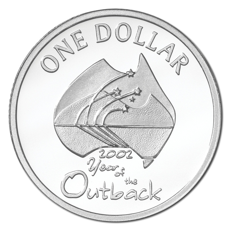 Outback - One Dollar, Австралия, 2002 год фото 1