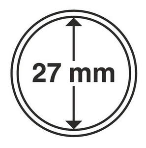 Капсула для монет диаметром 27 мм - Leuchtturm фото 1