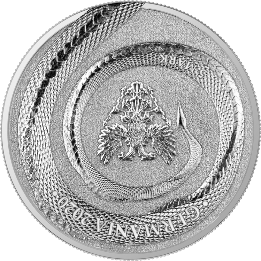 Фафнир - GERMANIA MINT, 2020 год, серебро 1 oz фото 2