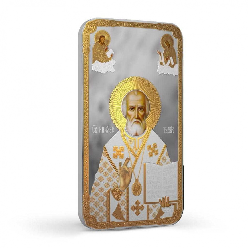 Православные святыни. Св.Николай Чудотворец - р.Ниуэ, 2 доллара, 2014 год фото 1