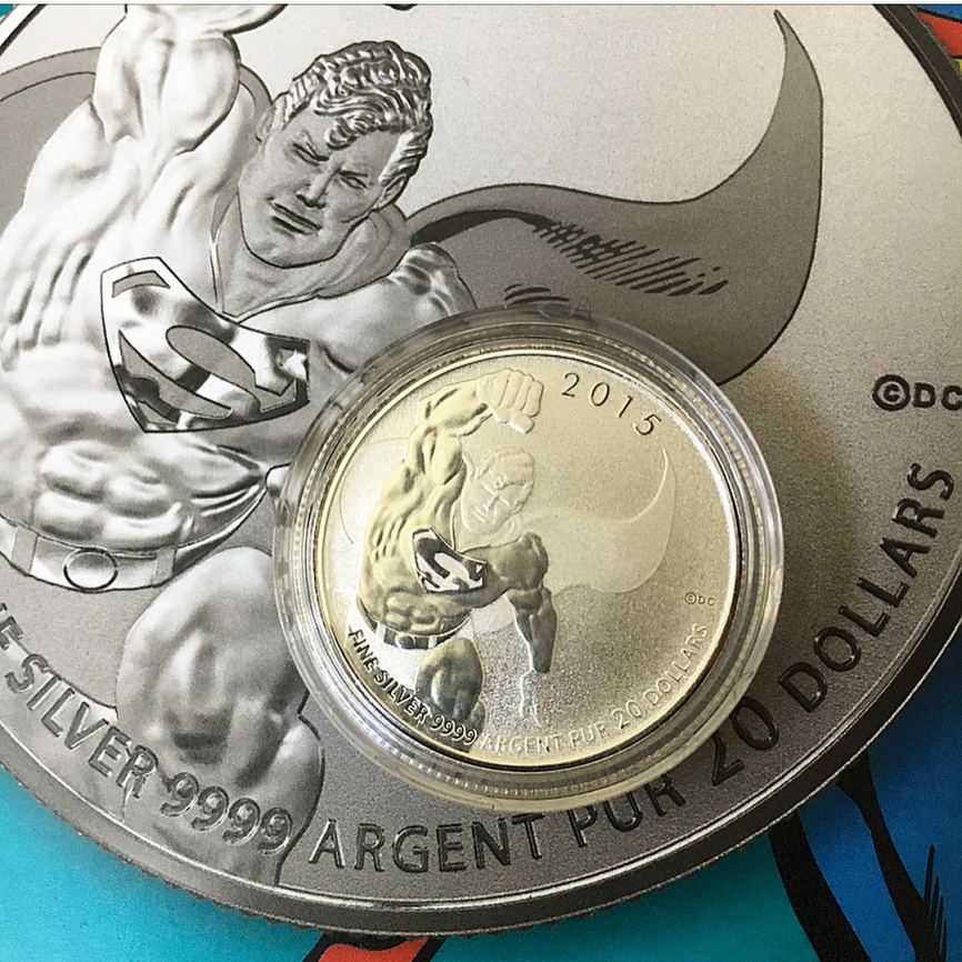 Супермен, 20 долларов, Канада, 2015 год фото 2