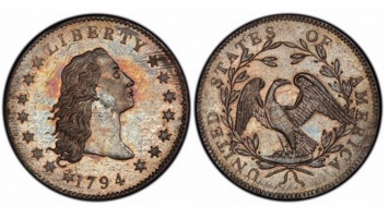 Первый серебряный доллар США был продан на аукционе за рекордную сумму